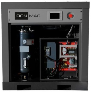 Винтовой компрессор с осушителем и фильтром IRONMAC IC 10/10 DF VSD 500L