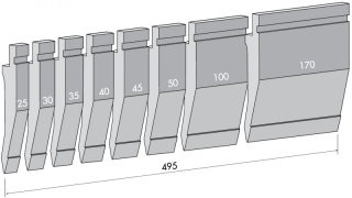 Пуансон для листогибочных прессов TOP.175-26-R08/FA/R