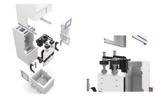 Электромеханический мини гибочный станок FMK 6 2 axis