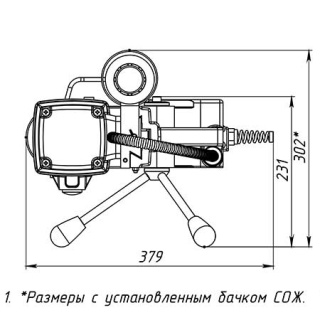 Магнитный сверлильный станок MBA 100