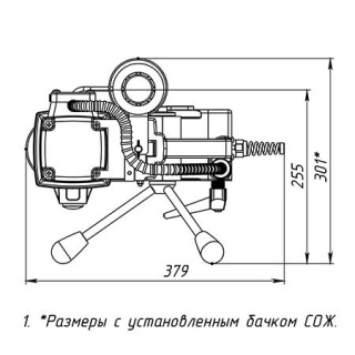 Сверлильный станок на магните MBSR 100