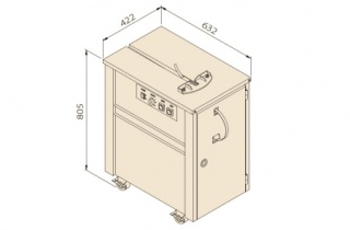 Полуавтоматическая стреппинг машина TP-203 (компактная)