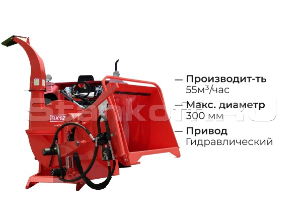 Измельчитель древесных отходов BOXER BX122R