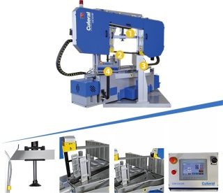 Станок ленточнопильный полуавтоматический CUTERAL CSM 550х800 DM