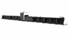 Оптоволоконный лазерный труборез с 3-мя патронами и автоматической погрузкой XTC-TX240S-1212-3C/6000 Raycus 5 axis