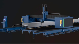 Оптоволоконный лазерный станок для резки листов металла и двутавра LDH30250-12/12000 Raycus