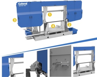 Станок ленточнопильный полуавтоматический CUTERAL CSM 1200/1300