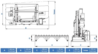 Станок ленточнопильный полуавтоматический CUTERAL CSM 1200/2000