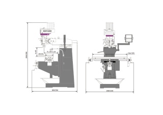 Вертикально-фрезерный станок OPTImill MF 4-B