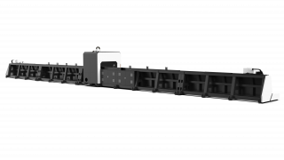 Оптоволоконный лазерный труборез с 3-мя патронами XTC-TX360-1206-3C/6000 Raycus 5 axis